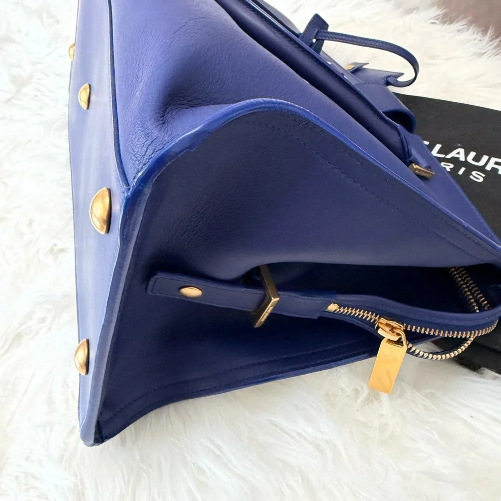 SAINT LAURENT CHYC Cabas Y Logo HANDBAG by I - Picture 6 of 12